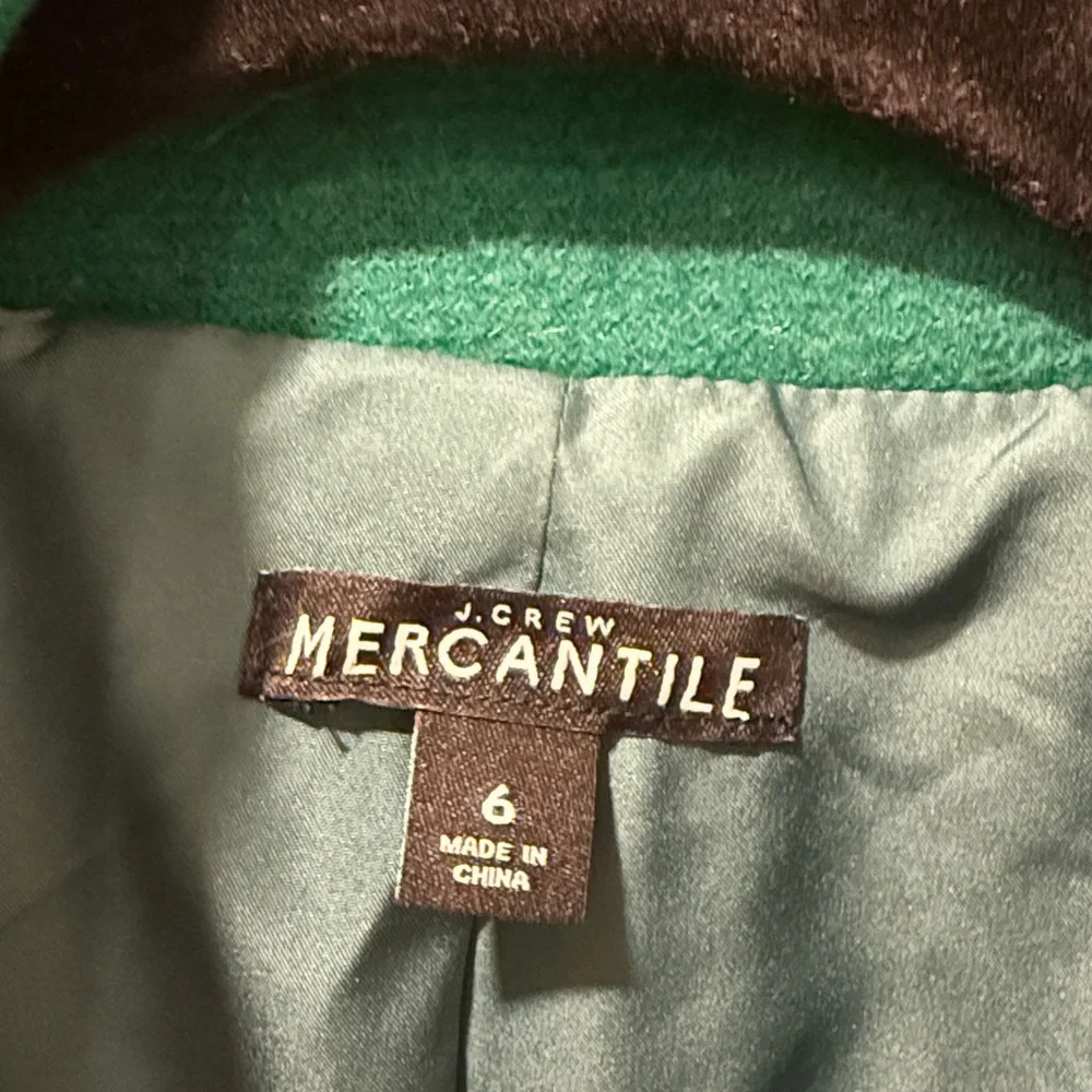 J.CREW Emerald wool Coat - Picture 2 of 7